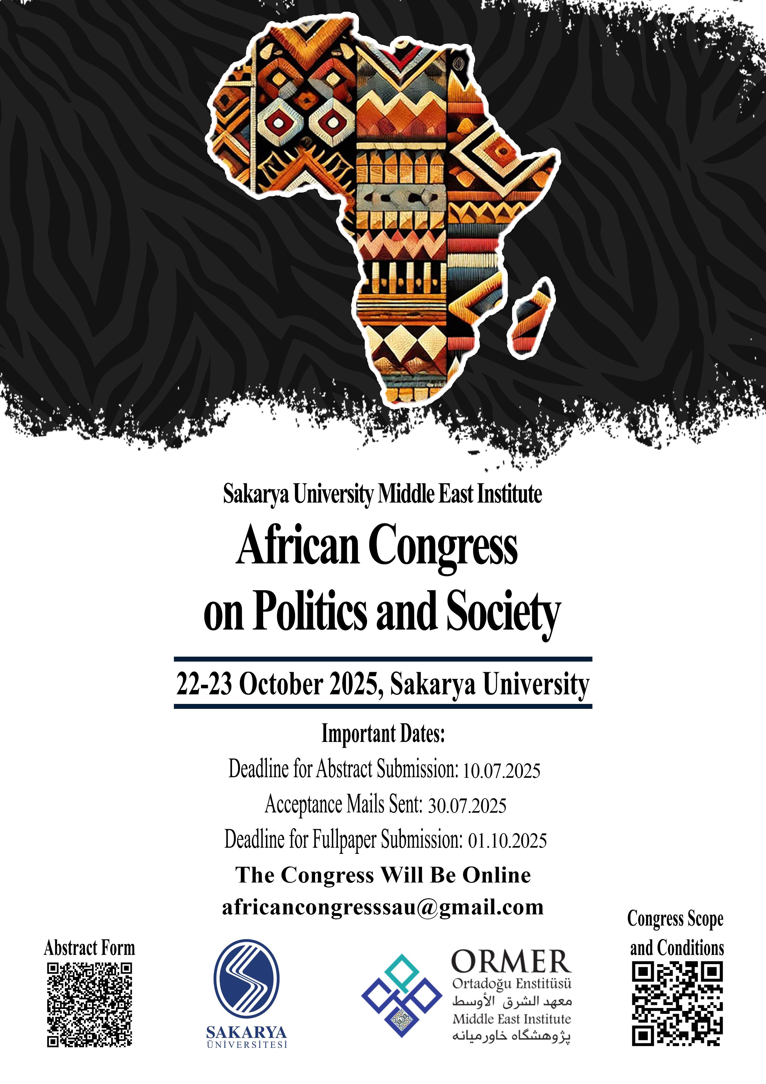 African Congress on Politics and Society (October 22-23,2025)